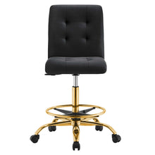 Load image into Gallery viewer, Prim Armless Performance Velvet Drafting Chair by Modway