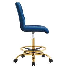 Load image into Gallery viewer, Prim Armless Performance Velvet Drafting Chair by Modway