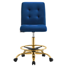 Load image into Gallery viewer, Prim Armless Performance Velvet Drafting Chair by Modway