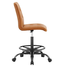 Load image into Gallery viewer, Prim Armless Vegan Leather Drafting Chair by Modway