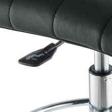 Load image into Gallery viewer, Ripple Armless Vegan Leather Drafting Chair by Modway