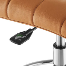 Load image into Gallery viewer, Ripple Armless Vegan Leather Drafting Chair by Modway