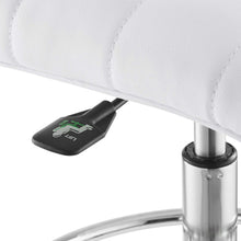 Load image into Gallery viewer, Ripple Armless Vegan Leather Drafting Chair by Modway