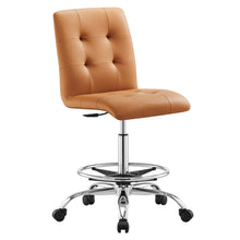Load image into Gallery viewer, Prim Armless Vegan Leather Drafting Chair by Modway