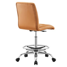 Load image into Gallery viewer, Prim Armless Vegan Leather Drafting Chair by Modway