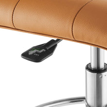 Load image into Gallery viewer, Prim Armless Vegan Leather Drafting Chair by Modway