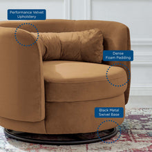 Load image into Gallery viewer, Relish Performance Velvet Swivel Chair by Modway