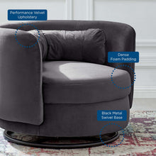 Load image into Gallery viewer, Relish Performance Velvet Swivel Chair by Modway