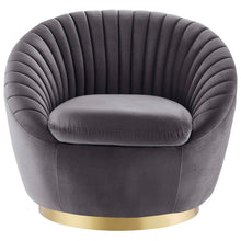 Load image into Gallery viewer, Whirr Tufted Performance Velvet Swivel Chair by Modway