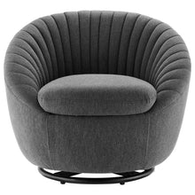 Load image into Gallery viewer, Whirr Tufted Fabric Swivel Chair by Modway