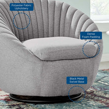 Load image into Gallery viewer, Whirr Tufted Fabric Swivel Chair by Modway