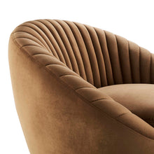 Load image into Gallery viewer, Whirr Tufted Performance Velvet Swivel Chair by Modway