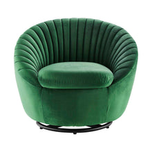 Load image into Gallery viewer, Whirr Tufted Performance Velvet Swivel Chair by Modway