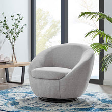 Load image into Gallery viewer, Buttercup Upholstered Fabric Swivel Chair by Modway