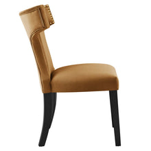 Load image into Gallery viewer, Curve Performance Velvet Dining Chairs Set of 2 by Modway