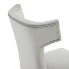 Load image into Gallery viewer, Curve Performance Velvet Dining Chairs Set of 2 by Modway