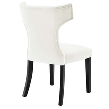 Load image into Gallery viewer, Curve Performance Velvet Dining Chairs Set of 2 by Modway
