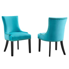 Load image into Gallery viewer, Marquis Performance Velvet Dining Chairs Set of 2 by Modway