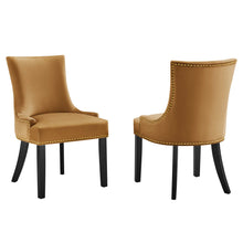 Load image into Gallery viewer, Marquis Performance Velvet Dining Chairs Set of 2 by Modway