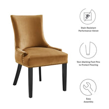 Load image into Gallery viewer, Marquis Performance Velvet Dining Chairs Set of 2 by Modway