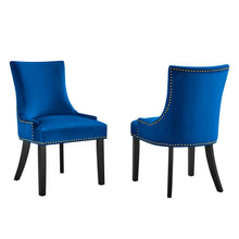 Load image into Gallery viewer, Marquis Performance Velvet Dining Chairs Set of 2 by Modway