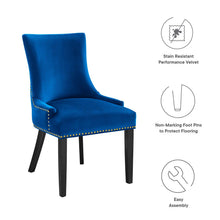 Load image into Gallery viewer, Marquis Performance Velvet Dining Chairs Set of 2 by Modway