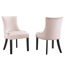 Load image into Gallery viewer, Marquis Performance Velvet Dining Chairs Set of 2 by Modway