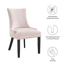 Load image into Gallery viewer, Marquis Performance Velvet Dining Chairs Set of 2 by Modway