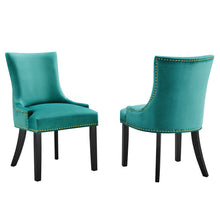 Load image into Gallery viewer, Marquis Performance Velvet Dining Chairs Set of 2 by Modway