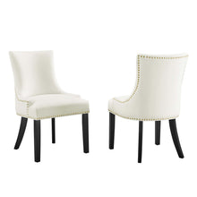 Load image into Gallery viewer, Marquis Performance Velvet Dining Chairs Set of 2 by Modway