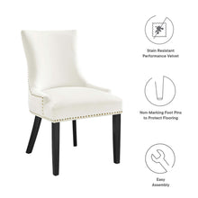 Load image into Gallery viewer, Marquis Performance Velvet Dining Chairs Set of 2 by Modway