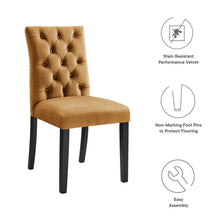 Load image into Gallery viewer, Duchess Performance Velvet Dining Chairs Set of 2 by Modway