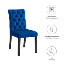 Load image into Gallery viewer, Duchess Performance Velvet Dining Chairs Set of 2 by Modway