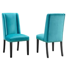 Load image into Gallery viewer, Baron Performance Velvet Dining Chairs Set of 2 by Modway