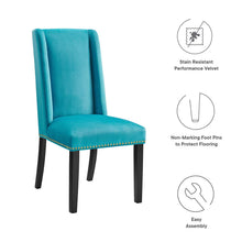 Load image into Gallery viewer, Baron Performance Velvet Dining Chairs Set of 2 by Modway
