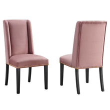 Load image into Gallery viewer, Baron Performance Velvet Dining Chairs Set of 2 by Modway