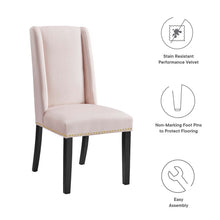 Load image into Gallery viewer, Baron Performance Velvet Dining Chairs Set of 2 by Modway