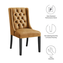 Load image into Gallery viewer, Baronet Performance Velvet Dining Chairs Set of 2 by Modway