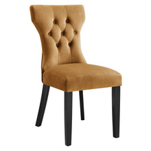 Load image into Gallery viewer, Silhouette Performance Velvet Dining Chairs Set of 2 by Modway