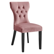 Load image into Gallery viewer, Silhouette Performance Velvet Dining Chairs Set of 2 by Modway