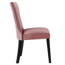Load image into Gallery viewer, Silhouette Performance Velvet Dining Chairs Set of 2 by Modway