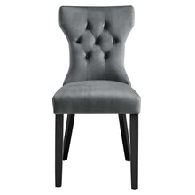 Load image into Gallery viewer, Silhouette Performance Velvet Dining Chairs Set of 2 by Modway