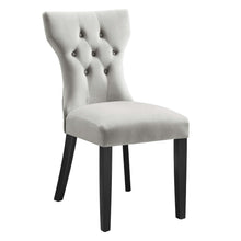 Load image into Gallery viewer, Silhouette Performance Velvet Dining Chairs Set of 2 by Modway