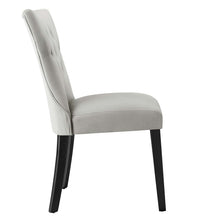 Load image into Gallery viewer, Silhouette Performance Velvet Dining Chairs Set of 2 by Modway