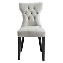 Load image into Gallery viewer, Silhouette Performance Velvet Dining Chairs Set of 2 by Modway