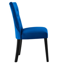 Load image into Gallery viewer, Silhouette Performance Velvet Dining Chairs Set of 2 by Modway