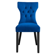 Load image into Gallery viewer, Silhouette Performance Velvet Dining Chairs Set of 2 by Modway