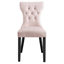 Load image into Gallery viewer, Silhouette Performance Velvet Dining Chairs Set of 2 by Modway