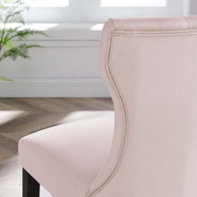 Load image into Gallery viewer, Silhouette Performance Velvet Dining Chairs Set of 2 by Modway