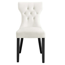 Load image into Gallery viewer, Silhouette Performance Velvet Dining Chairs Set of 2 by Modway
